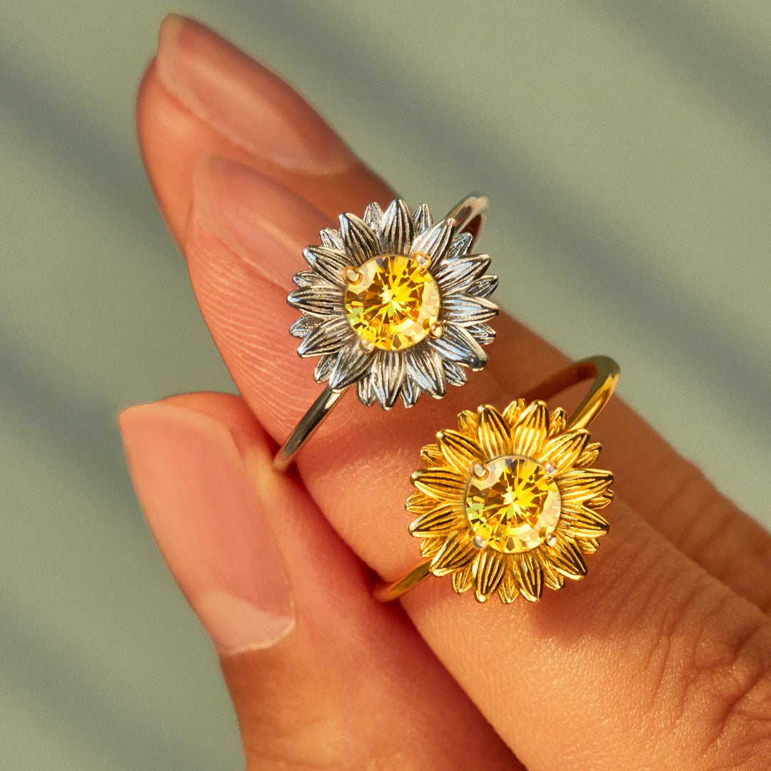 Sunflower Ring To My Granddaughter