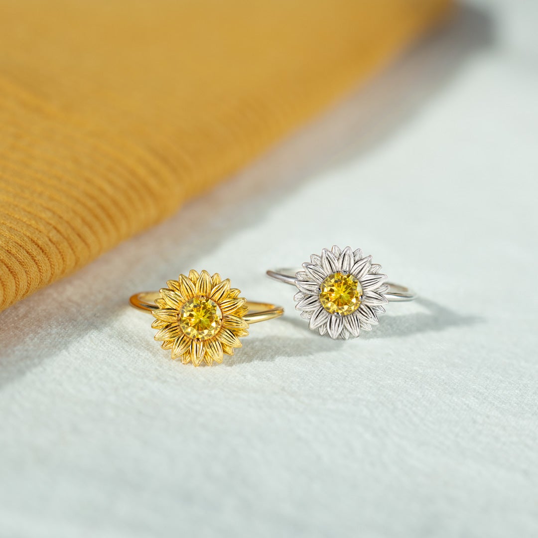 Sunflower Ring To My Granddaughter