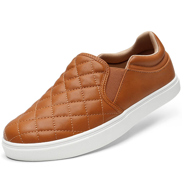 Womens Comfort Casual Leather Sneakers