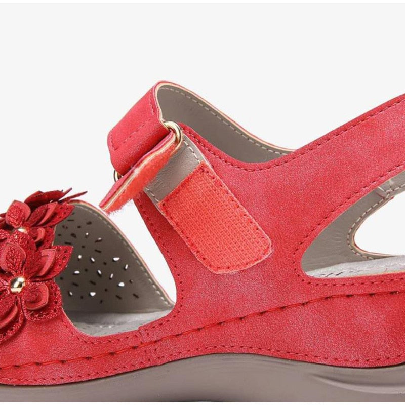 Women Sandals Summer Retro Shoes Wedges Casual Ladies Vintage Sandals Platform Plus Size Woman Fashion Footwear 2021