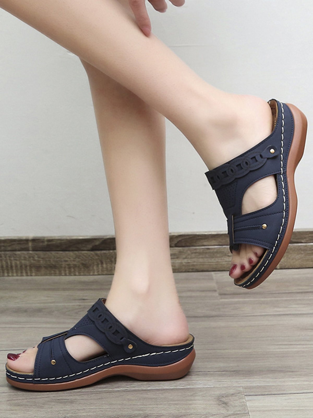 Retro Hollow Breathable Casual Sandals