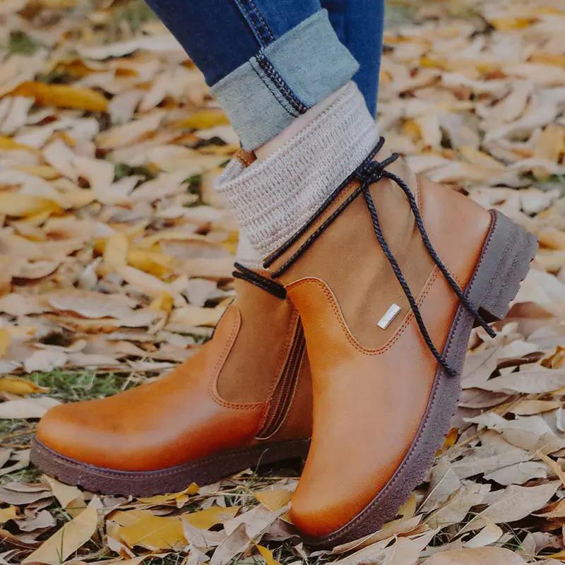 Women Round Toe Boots