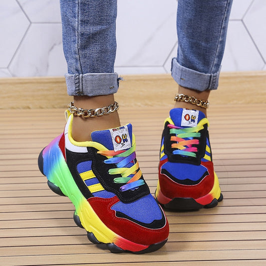 2023 New Orthopedic Shoes | Rainbow Sneakers
