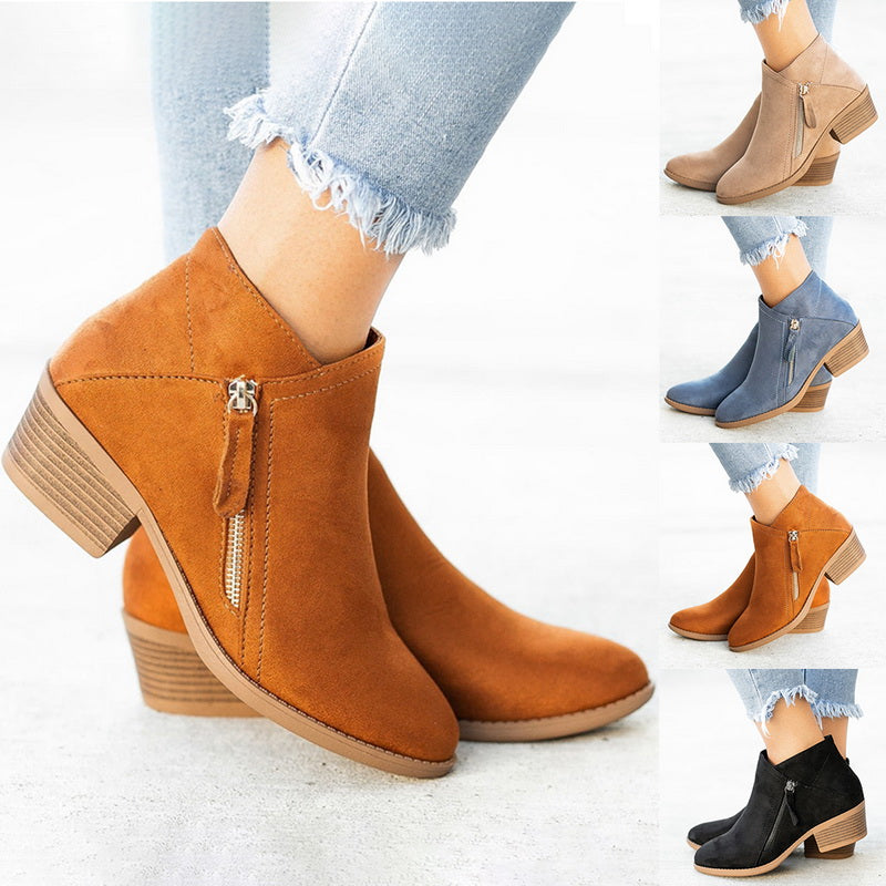 Margalie Retro Ankle Boots